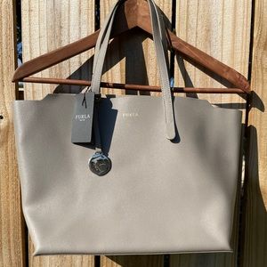 🔴 SOLD Furla Sally Tote medium bag New! Gray